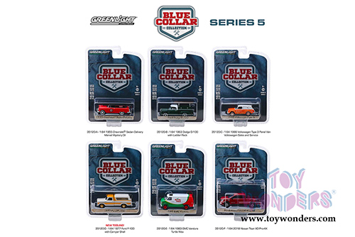Greenlight - Blue Collar Collection Series 5 (1/64 scale diecast model car, Asstd.) 35120/48