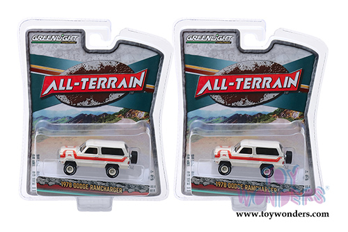 Greenlight - All Terrain Series 8 | Dodge Ramcharger Top Hand (1978, 1/64 scale diecast model car, Cream) 35130C/48