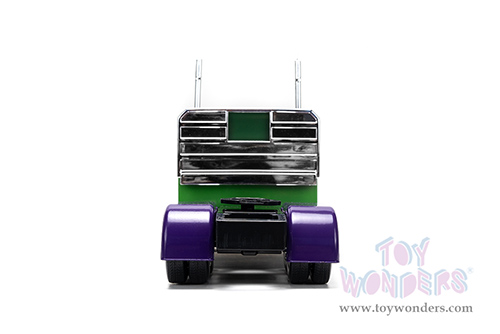 Jada Toys - Hollywood Rides | Peterbilt® 379 Truck Tractor The Incredible Hulk™ "Marvel Avengers" (1992, 1/24 diecast model car, Green/Purple) 35179/2