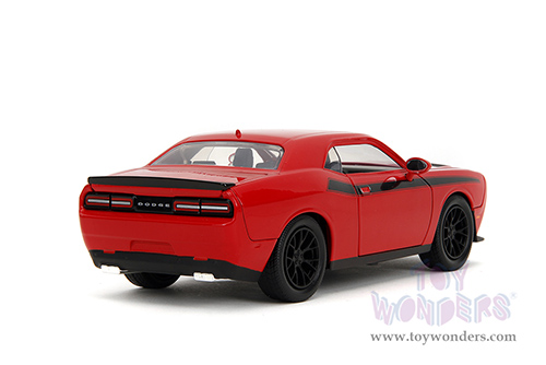 Jada Toys - Hollywood Rides | Dodge Challenger SRT with Glenn Diecast figure "The Walking Dead" (2015, 1/24 diecast model car, Red) 35185