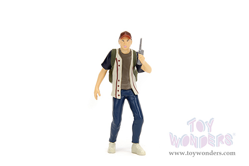 Jada Toys - Hollywood Rides | Dodge Challenger SRT with Glenn Diecast figure "The Walking Dead" (2015, 1/24 diecast model car, Red) 35185