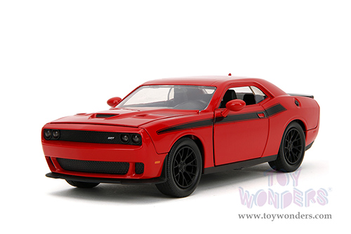 Jada Toys - Hollywood Rides | Dodge Challenger SRT with Glenn Diecast figure "The Walking Dead" (2015, 1/24 diecast model car, Red) 35185