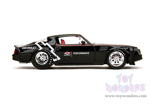Jada Toys Bigtime Muscle - Chevrolet® Camaro® Z28 "Chevrolet Performance" (1979, 1/24 scale diecast model car, Black) 35207