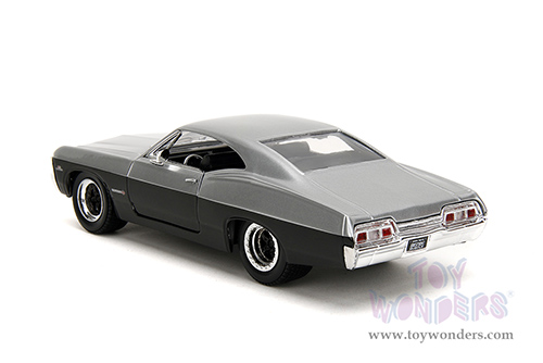 Jada Toys Bigtime Muscle - Chevrolet® Impala™ SS™ Hardtop (1967, 1/24 scale diecast model car, Silver/Black) 35217