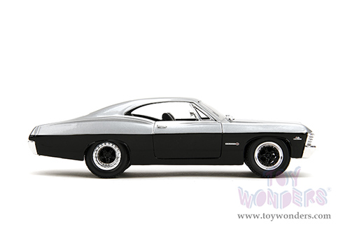Jada Toys Bigtime Muscle - Chevrolet® Impala™ SS™ Hardtop (1967, 1/24 scale diecast model car, Silver/Black) 35217