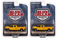 Greenlight - Blue Collar Collection Series 11 | Ram 3500 Tradesman Pickup Truck (2021, 1/64 scale diecast model car, Yellow) 35240E/48