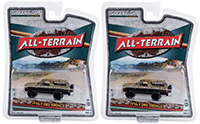 Greenlight - All Terrain Series 14 | Ford Bronco (Lifted) (1996, 1/64 scale diecast model car, Custom Matte Black and Camouflage) 35250C/48