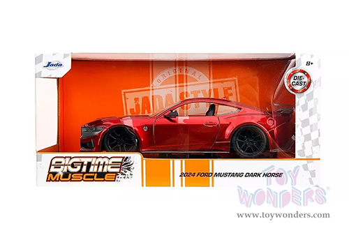 Jada Toys Bigtime Muscle - Ford Mustang Dark Horse (2024, 1/24 scale diecast model car, Candy Red) 35277