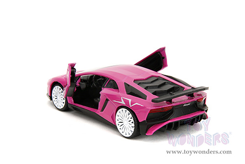 Jada Toys Pink Slips - Lamborghini Aventador SV (1/32, diecast model car, Pink) 35362