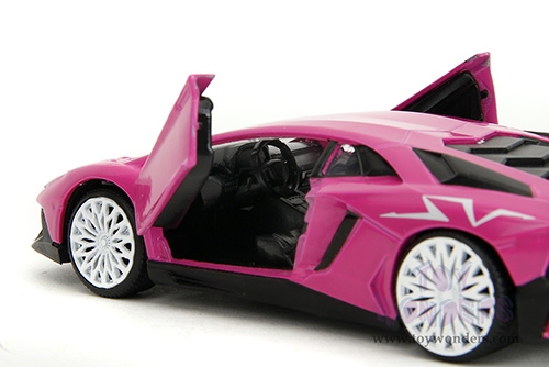 Jada Toys Pink Slips - Lamborghini Aventador SV (1/32, diecast model car, Pink) 35362