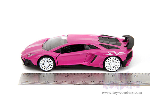 Jada Toys Pink Slips - Lamborghini Aventador SV (1/32, diecast model car, Pink) 35362