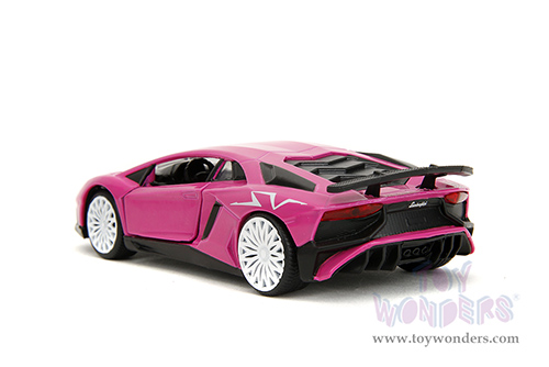 Jada Toys Pink Slips - Lamborghini Aventador SV (1/32, diecast model car, Pink) 35362
