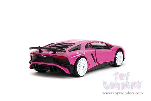 Jada Toys Pink Slips - Lamborghini Aventador SV (1/32, diecast model car, Pink) 35362