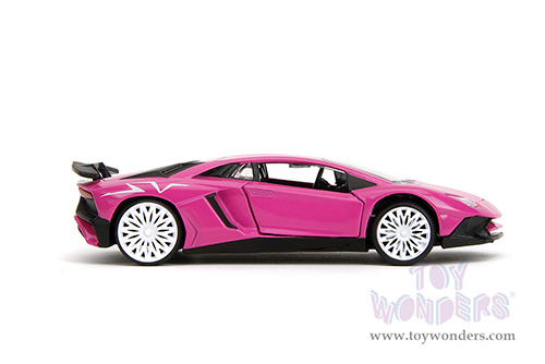 Jada Toys Pink Slips - Lamborghini Aventador SV (1/32, diecast model car, Pink) 35362