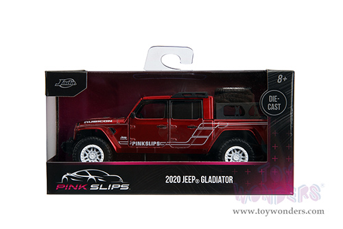 Jada Toys Pink Slips - Jeep® Gladiator Pickup Truck (2020, 1/32, diecast model car, Candy Red) 35364