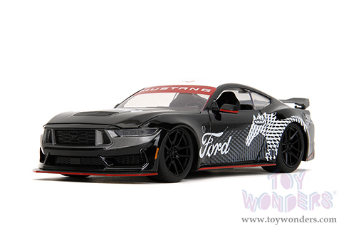 Jada Toys Bigtime Muscle - Ford Mustang Dark Horse Hardtop (2024, 1/24 scale diecast model car, Black/White) 35418