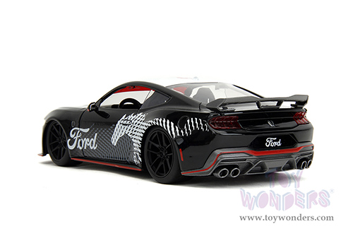 Jada Toys Bigtime Muscle - Ford Mustang Dark Horse Hardtop (2024, 1/24 scale diecast model car, Black/White) 35418