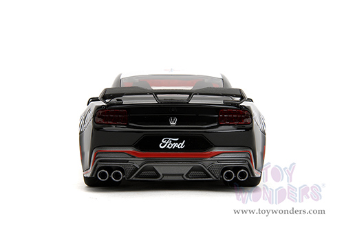 Jada Toys Bigtime Muscle - Ford Mustang Dark Horse Hardtop (2024, 1/24 scale diecast model car, Black/White) 35418