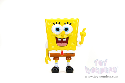 Jada Toys - Hollywood Rides | Ford Bronco with SpongeBob Squarepants Diecast Figure (1973, 1/24, diecast model car, Yellow/Brown) 35467