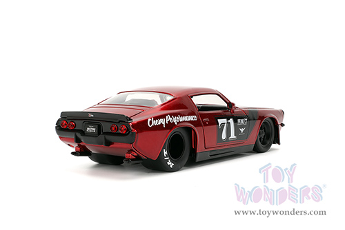 Jada Toys Bigtime Muscle - Chevrolet® Camaro® #71 (1971, 1/24 scale diecast model car, Red/Black) 35487