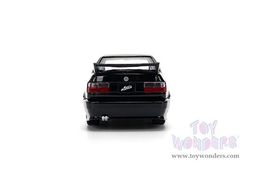 Jada Toys Fast & Furious - Volkswagen Jetta "Fast & Furious Remix - 25th Anniversary" (1995, 1/32 scale diecast model car, Black) 35628