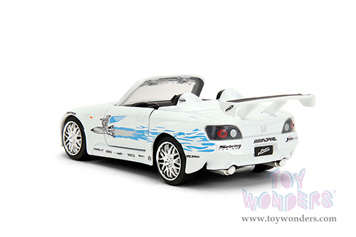 Jada Toys Fast & Furious - Honda S2000 Convertible "Fast & Furious Remix - 25th Anniversary" (2001, 1/32 scale diecast model car, White) 35629