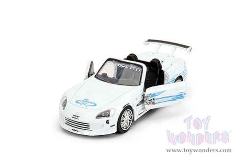 Jada Toys Fast & Furious - Honda S2000 Convertible "Fast & Furious Remix - 25th Anniversary" (2001, 1/32 scale diecast model car, White) 35629
