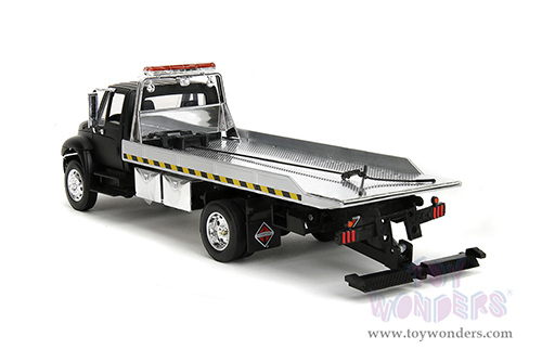 Jada Toys  - International® DuraStar 4400 Flatbed Tow Truck (1/24 scale diecast model car, Black) 35851