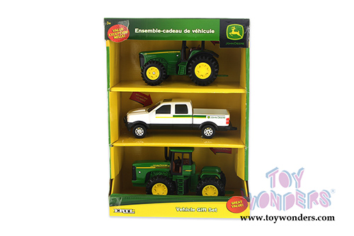 Tomy ERTL John Deere - 3-Piece Vehicles Gift Set (Diecast model car, Asstd) 35865T