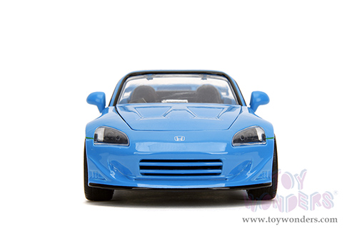 Jada Toys Fast & Furious - Suki's Honda S2000 with Mia's Graphics "Remix" (2001, 1/24 scale diecast model car, Blue) 35875