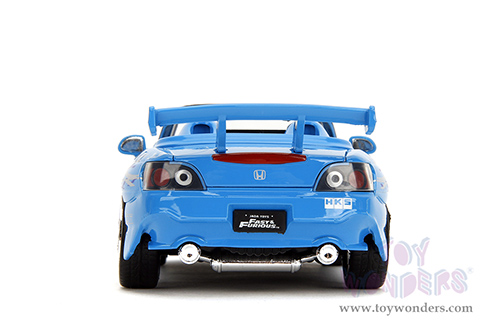 Jada Toys Fast & Furious - Suki's Honda S2000 with Mia's Graphics "Remix" (2001, 1/24 scale diecast model car, Blue) 35875