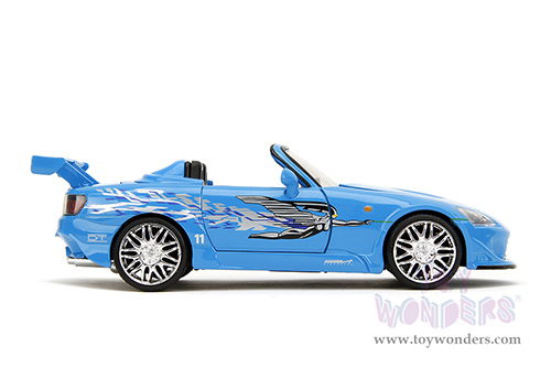 Jada Toys Fast & Furious - Suki's Honda S2000 with Mia's Graphics "Remix" (2001, 1/24 scale diecast model car, Blue) 35875