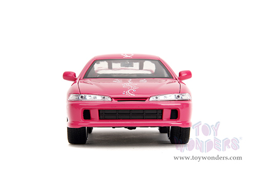 Jada Toys Fast & Furious - Mia's Acura Integra Type R with Suki's Graphics "Remix" (1995, 1/24 scale diecast model car, Pink) 35876