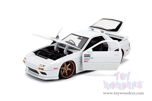 Jada Toys JDM Tuners™- Mazda RX-7 FC (1985, 1/24, diecast model car, White) 35955