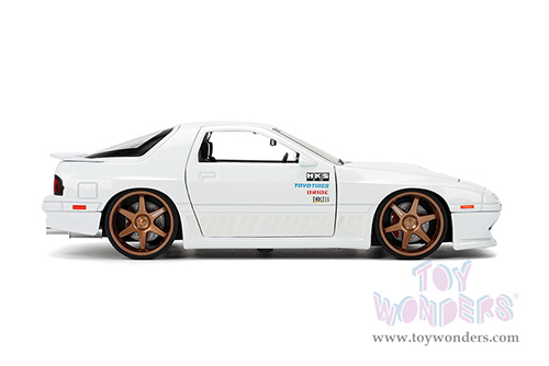 Jada Toys JDM Tuners™- Mazda RX-7 FC (1985, 1/24, diecast model car, White) 35955