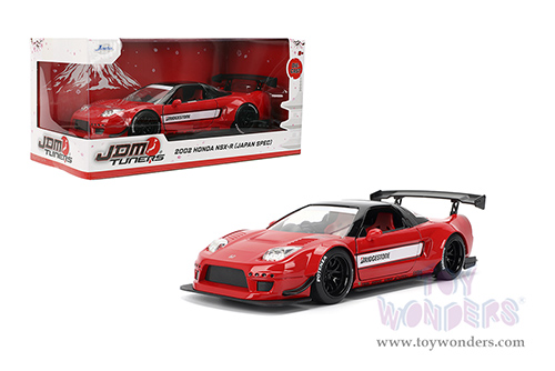 Jada Toys JDM Tuners™ - Honda NSX-R "Bridgestone" (2002, 1/24, diecast model car, Red) 35958