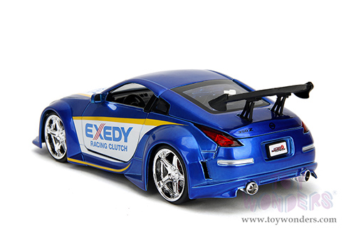Jada Toys JDM Tuners™ - Nissan 350Z "Exedy Racing Clutch" (2003, 1/24, diecast model car, Candy Blue/White) 35959