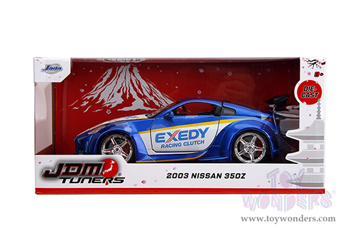 Jada Toys JDM Tuners™ - Nissan 350Z "Exedy Racing Clutch" (2003, 1/24, diecast model car, Candy Blue/White) 35959