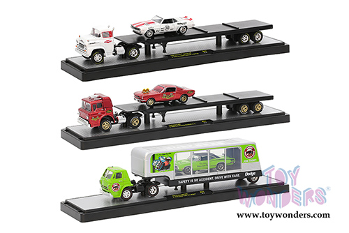 Castline M2 Machines Auto-Haulers - Tractor Trailers Release 21 (1/64 scale diecast model car, Asstd.) 36000/21