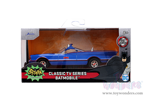 Jada Toys - Hollywood Rides | DC Comics Batman™ Classic TV Series Batmobile™ (1966, 1/32 scale diecast model car, Blue) 36097
