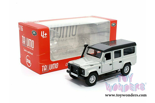 Tayumo - Land Rover Defender 110 (1/36 scale diecast model car, Indus Silver) 36100011