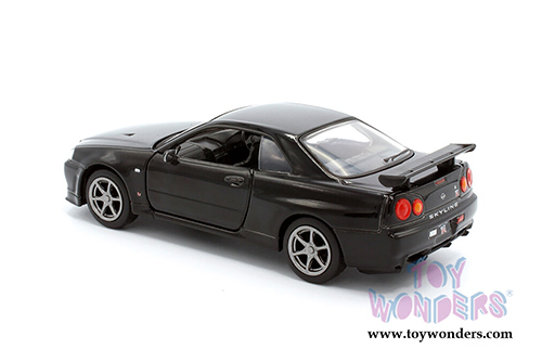 Tayumo - Nissan Skyline GT-R34 V Spec II (1/36 scale diecast model car, Black) 36115210