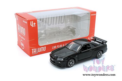 Tayumo - Nissan Skyline GT-R34 V Spec II (1/36 scale diecast model car, Black) 36115210
