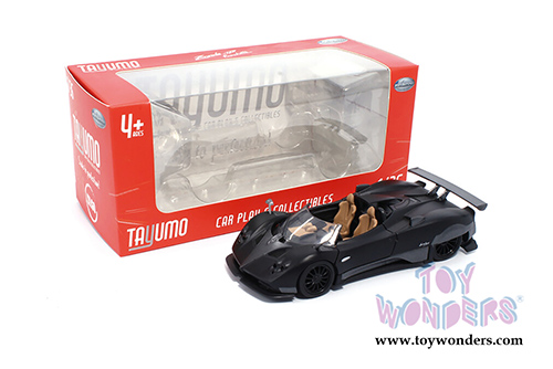 Tayumo - Pagani Zonda HP Barchetta (1/36 scale diecast model car, Black Matt) 36120211