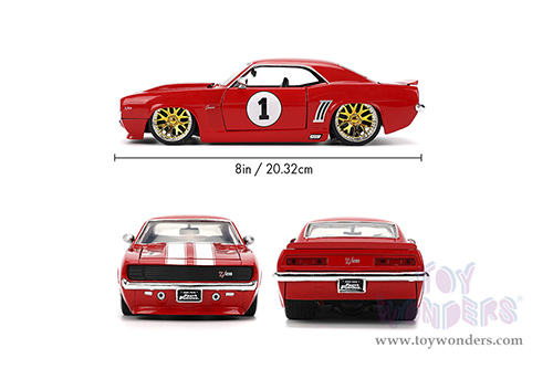 Jada Toys Fast & Furious - Chevrolet® Camaro® #1 (1969, 1/24 scale diecast model car, Glossy Red) 36151