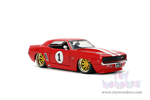 Jada Toys Fast & Furious - Chevrolet® Camaro® #1 (1969, 1/24 scale diecast model car, Glossy Red) 36151