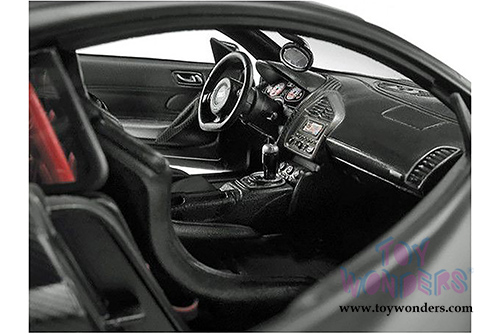 Maisto Premiere - Audi R8 GT Hard Top (1/18 scale diecast model car, Matte Black) 36190BK