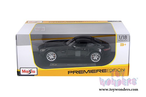Maisto Premiere - Mercedes-Benz AMG GT Hardtop (1/18 scale diecast model car, Black) 36204BK