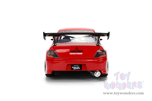 Jada Toys Fast & Furious - Sean's Mitsubishi Lancer Evolution IX  - 25th Anniversary series (1/24 scale diecast model car, Glossy Red) 36208