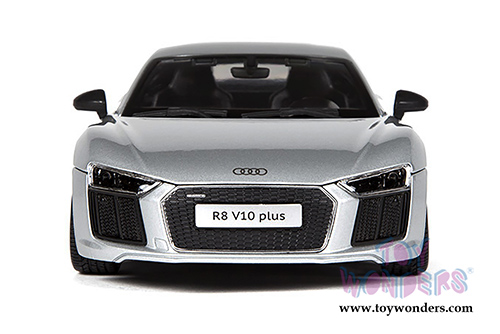 Maisto Premiere - Audi R8 V10 Plus Hardtop (1/18 scale diecast model car, Silver) 36213SV